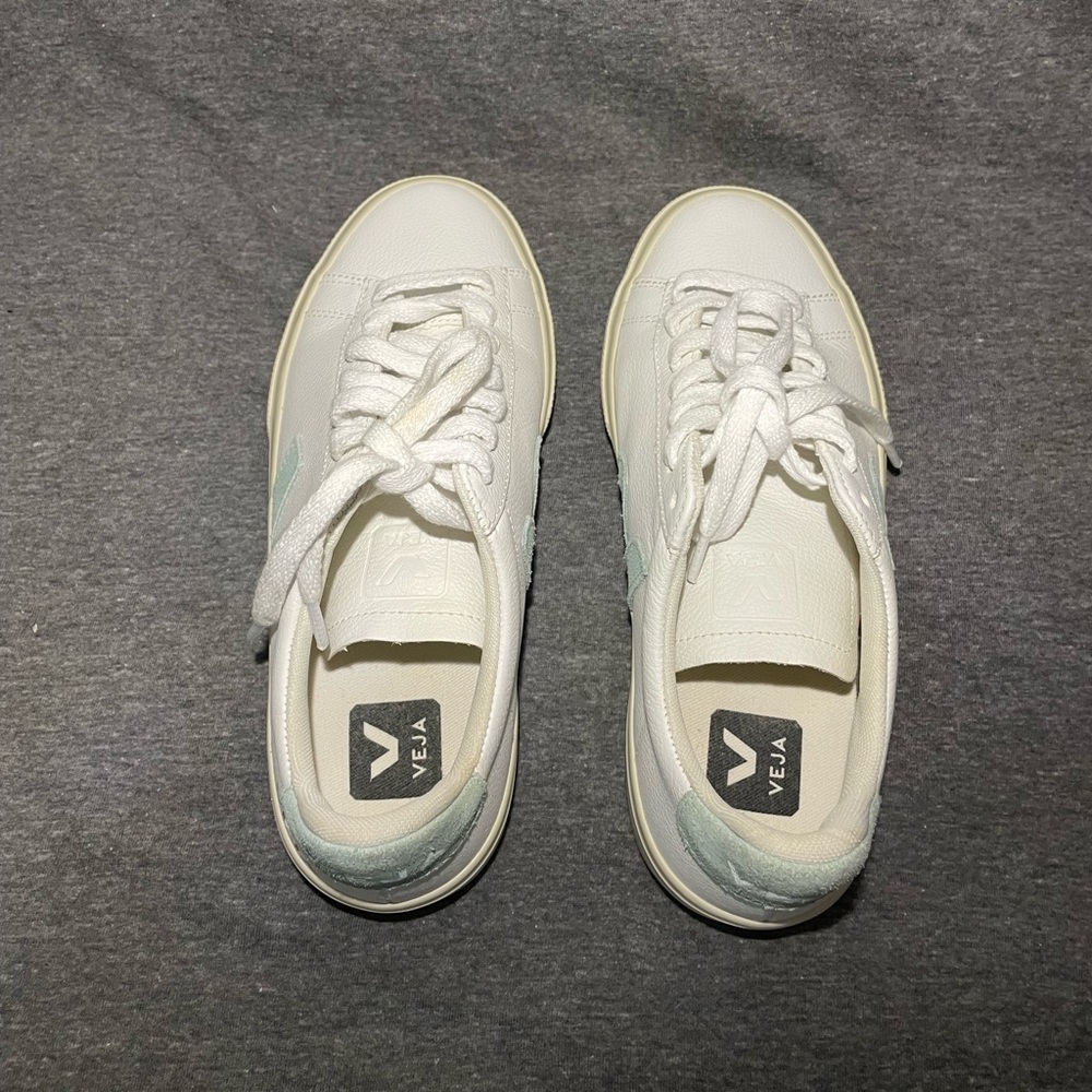 Veja Campo Chromefree Leather White Matcha - Picture 10 of 14